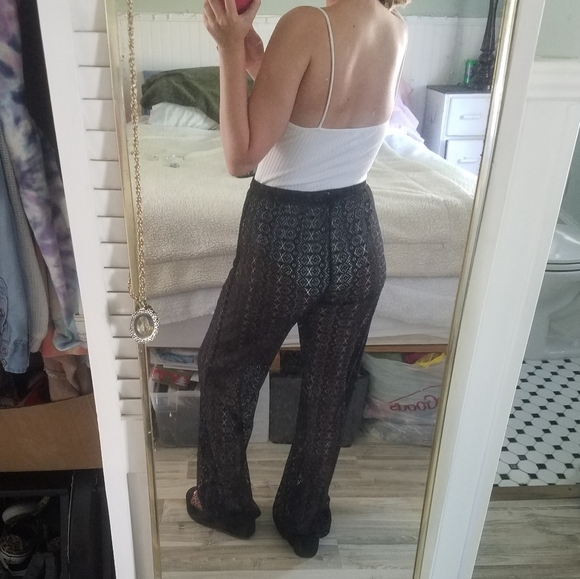 Venus Black mesh beach pant - Picture 3 of 9